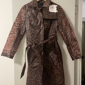 Banana Republic Rain Jacket Animal Print